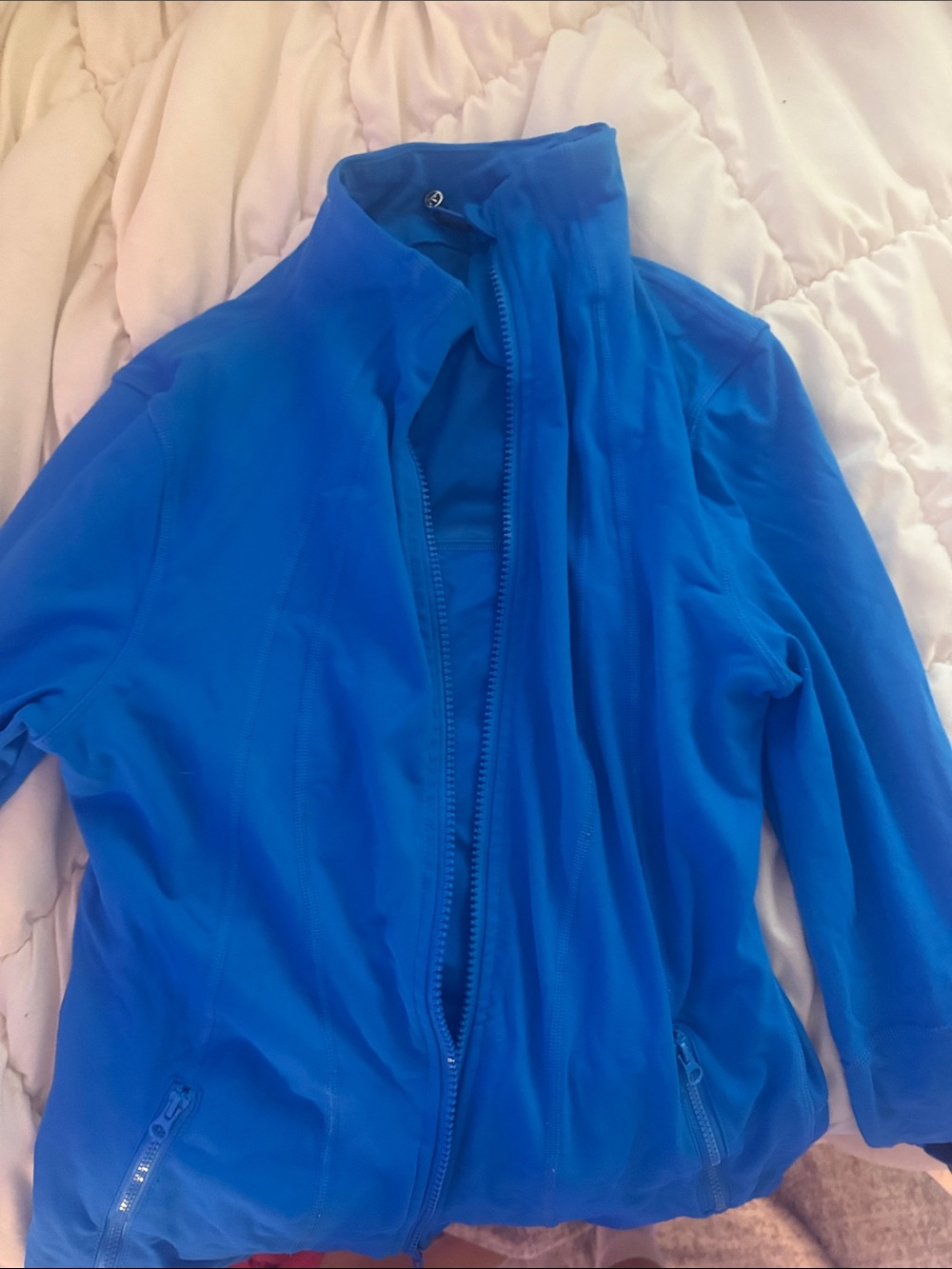 Blue Women's Full-Zip Jacket running